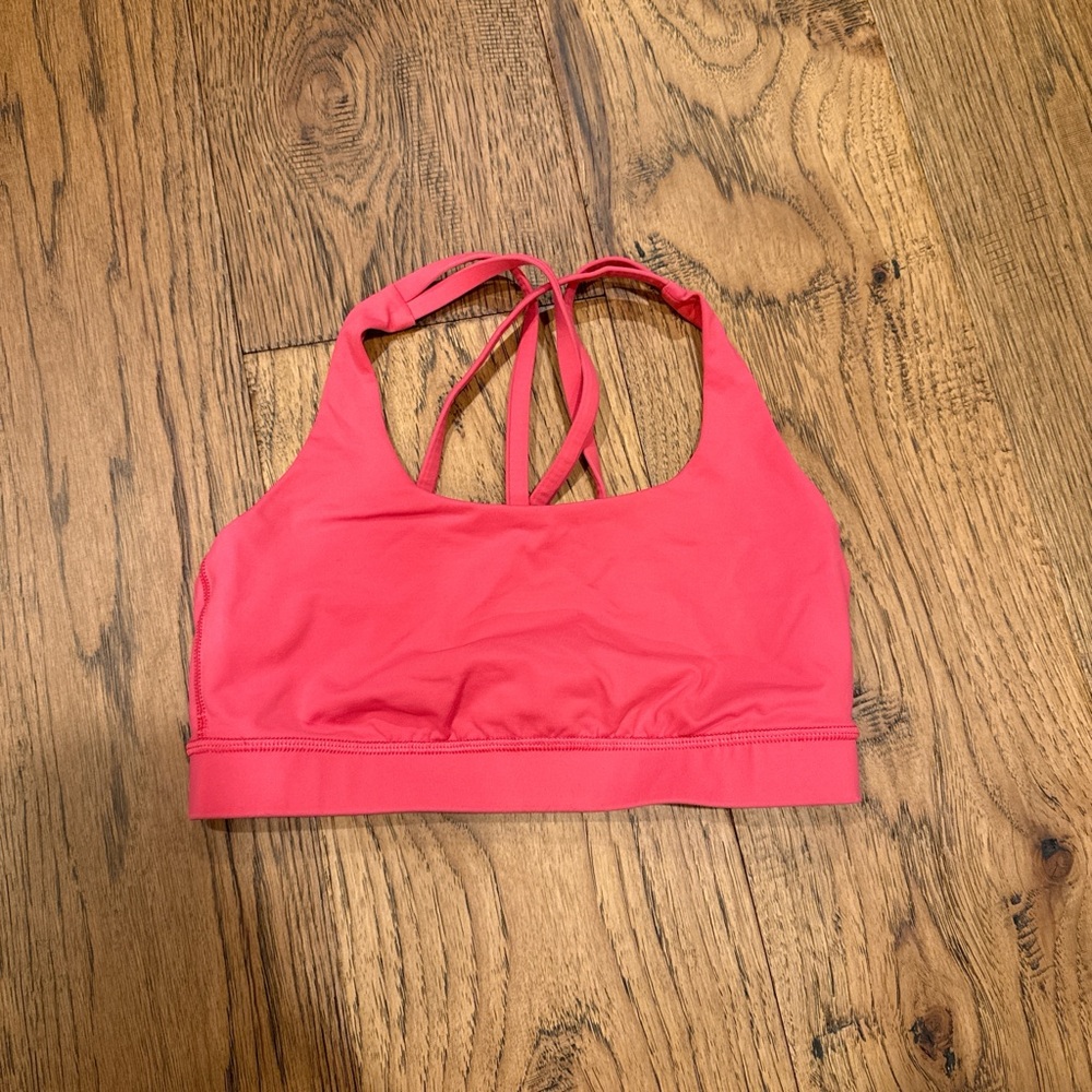 lululemon athletica Pink Strappy Back Sports Bra